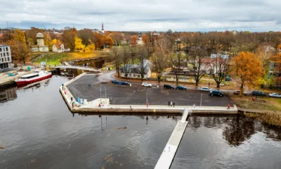 BauEsti renoveeritud Pärnu Jahtklubi kaldakindlustus ja kai.